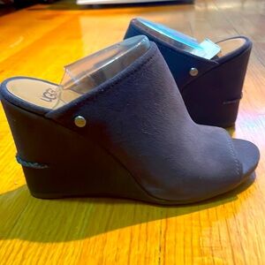 UGG Brown Wedge Mule Clogs